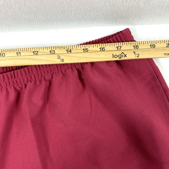 Blair Pants Womens Size 24W Cranberry Red‎ Slacks Polyester Blend Pockets - Picture 6 of 10
